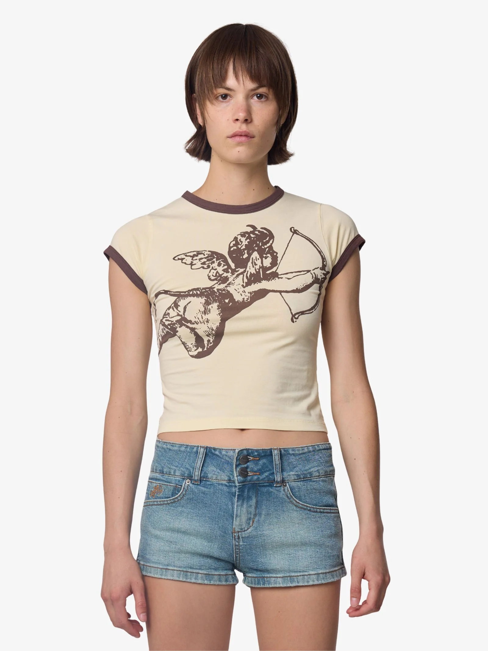 Cherub Cap Sleeve Ringer