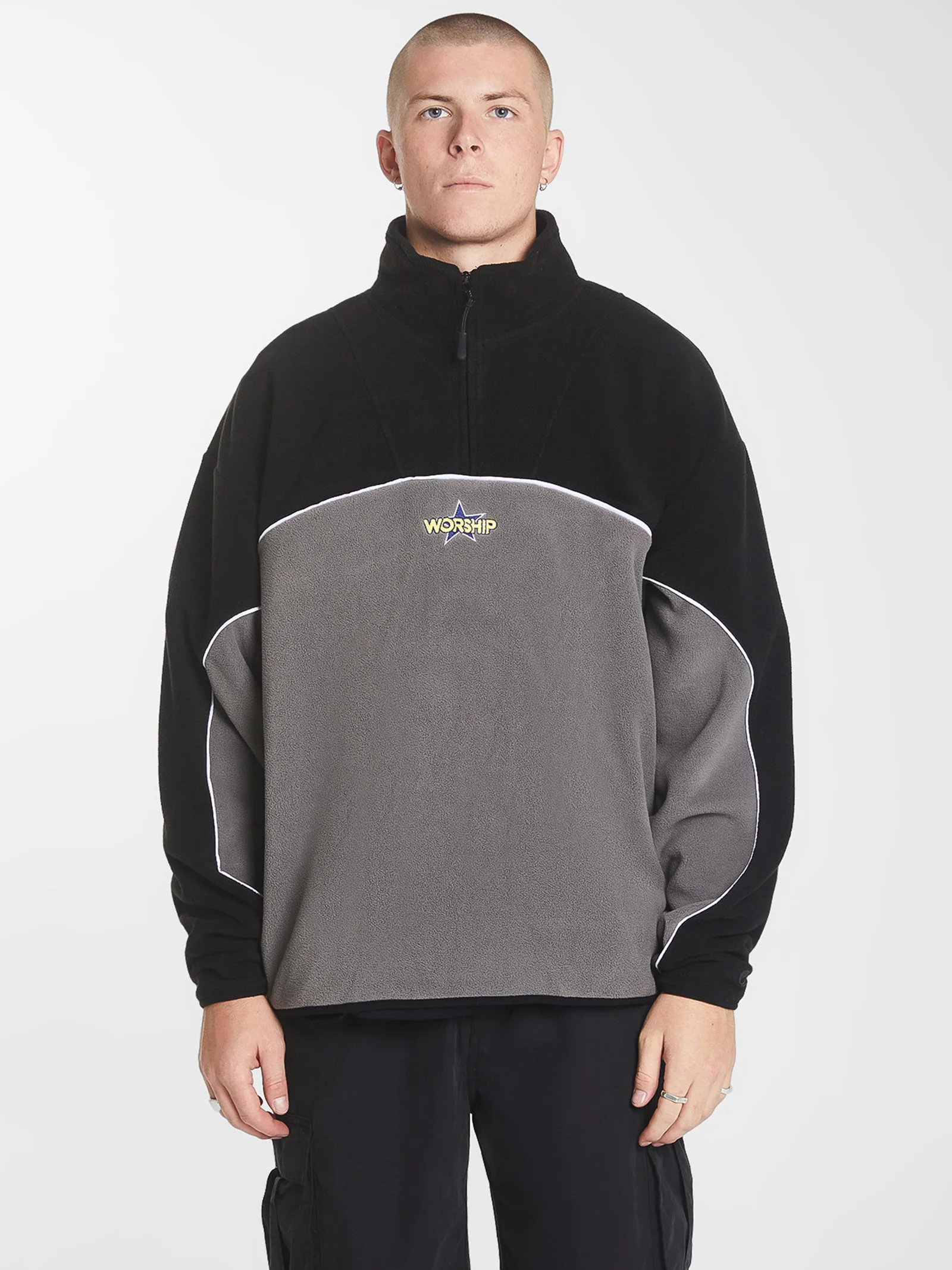 Margarine Quarter Zip Polar Fleece