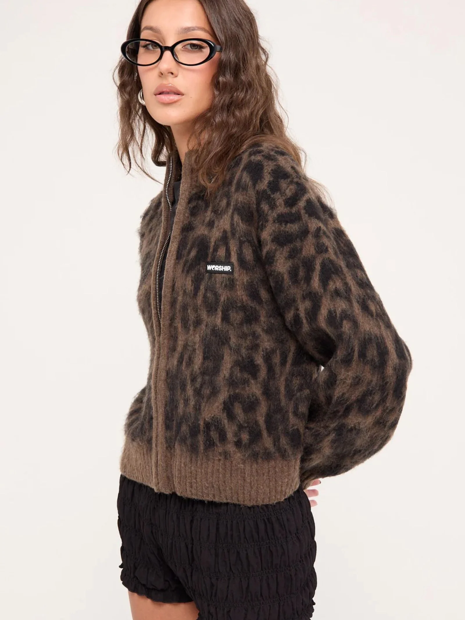 Night Prowler Zip Front Knit