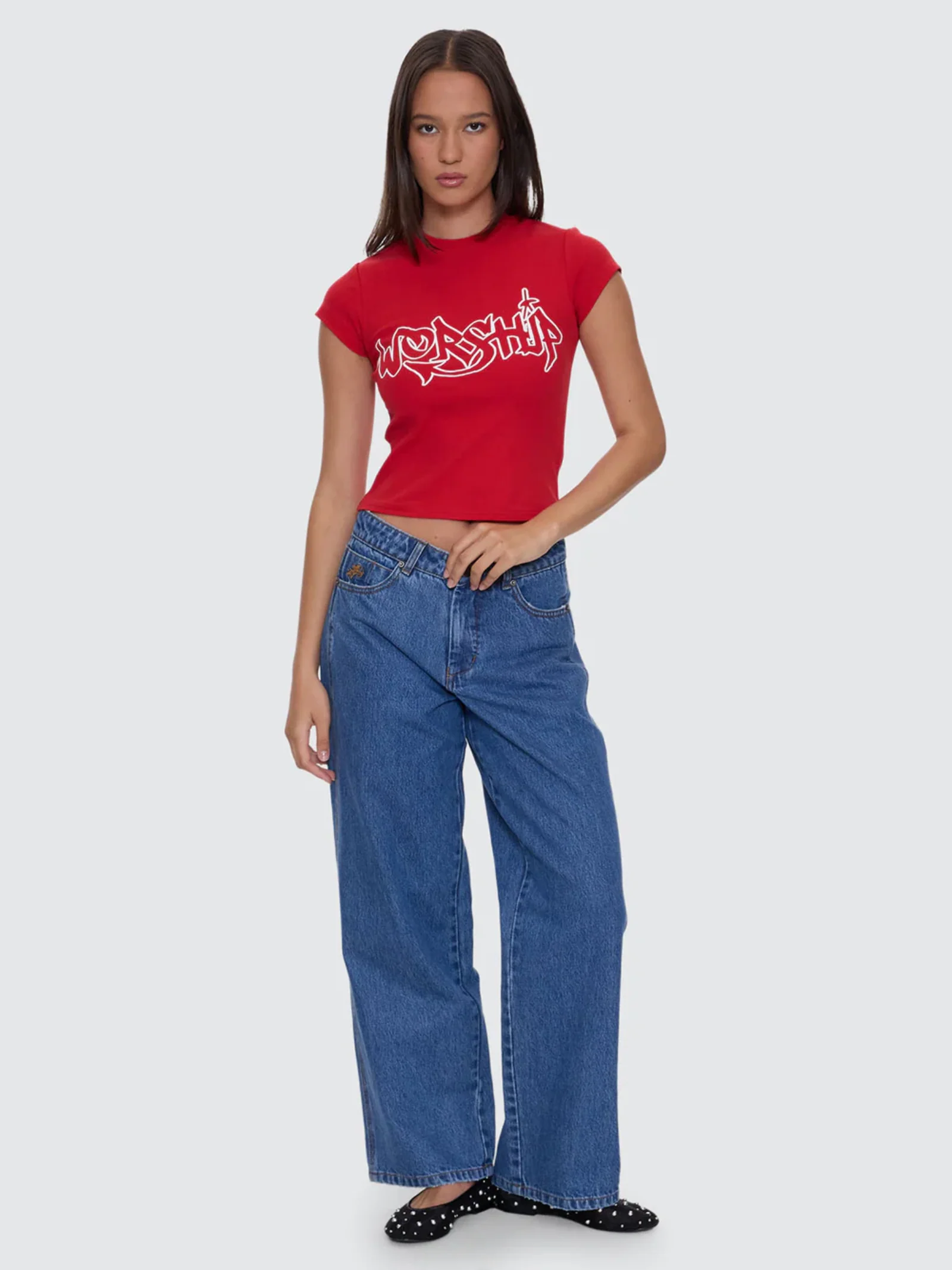 Throws Cap Sleeve Tee