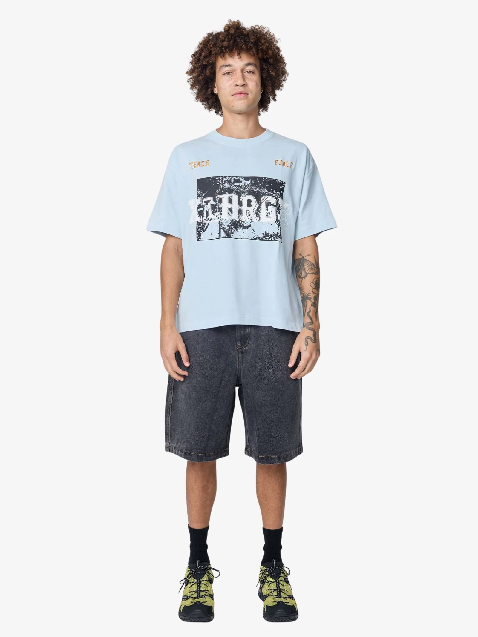 Teach Peace Gorilla Fit Tee