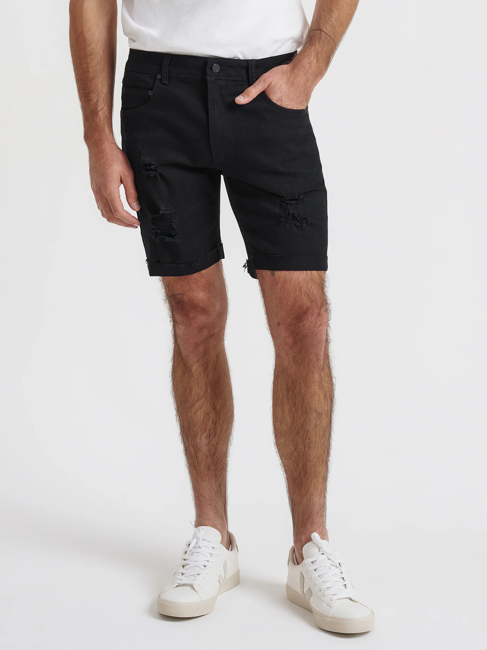 Zane Skinny Denim Shorts