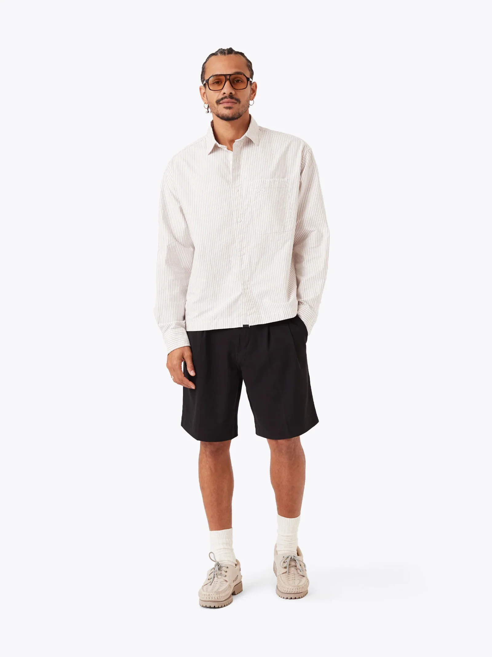 Box Crop Ls Shirt