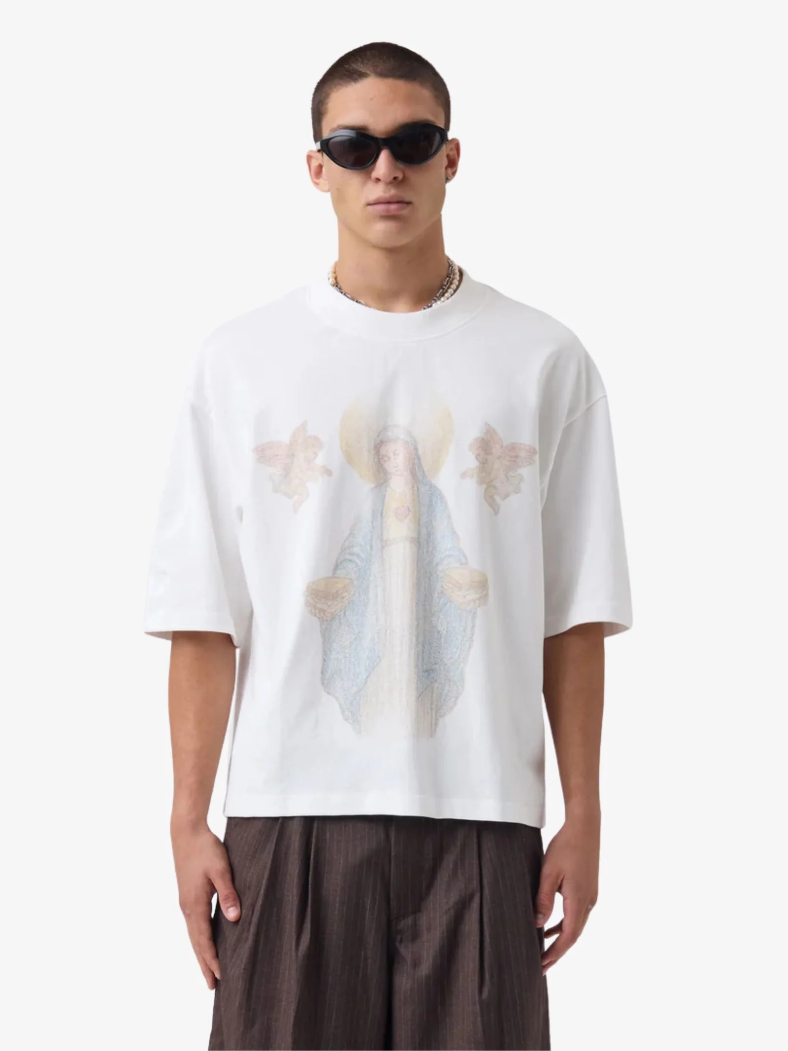 Mary Crop Flow Tee
