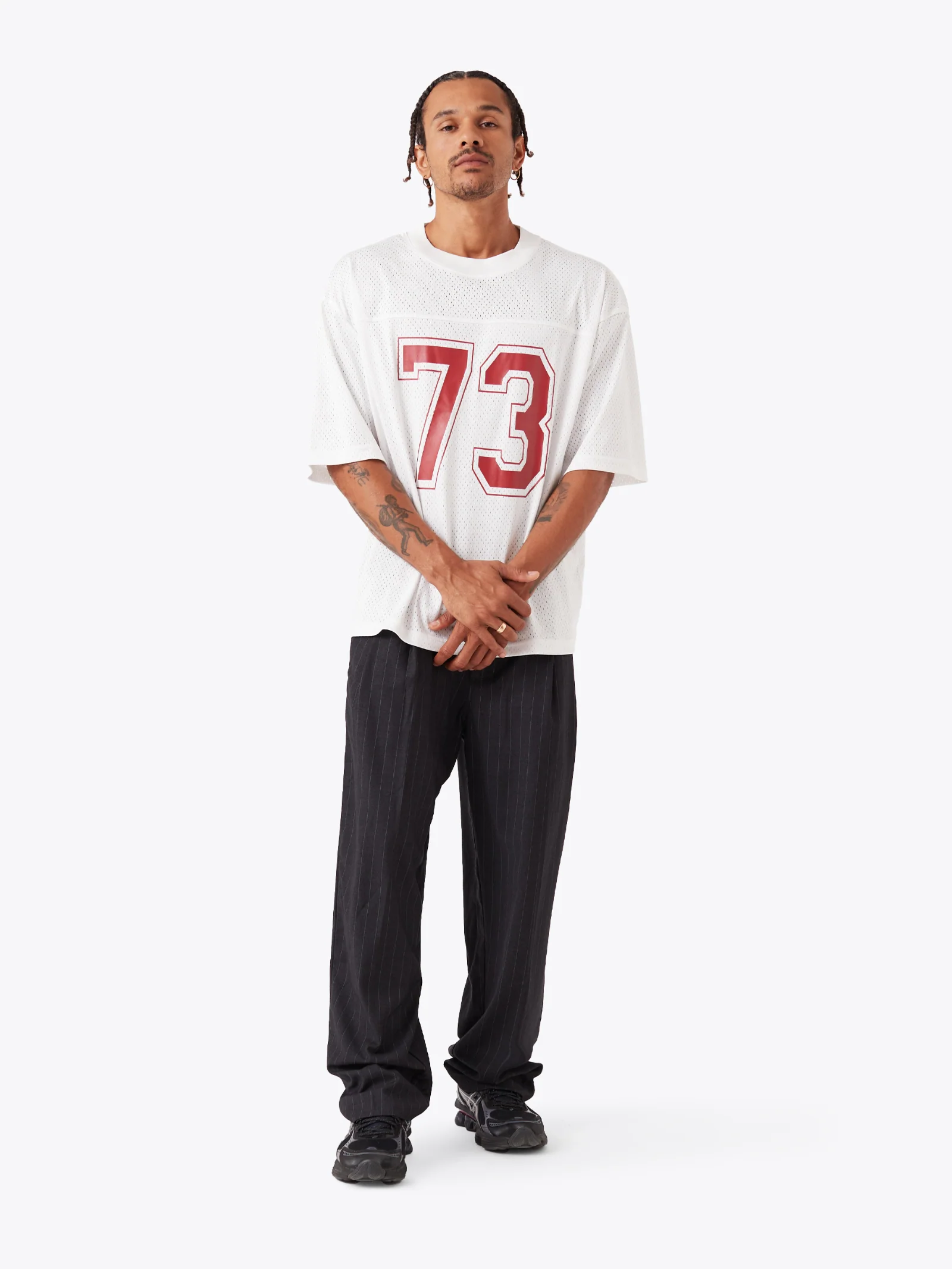 Pinstripe Flow Pant