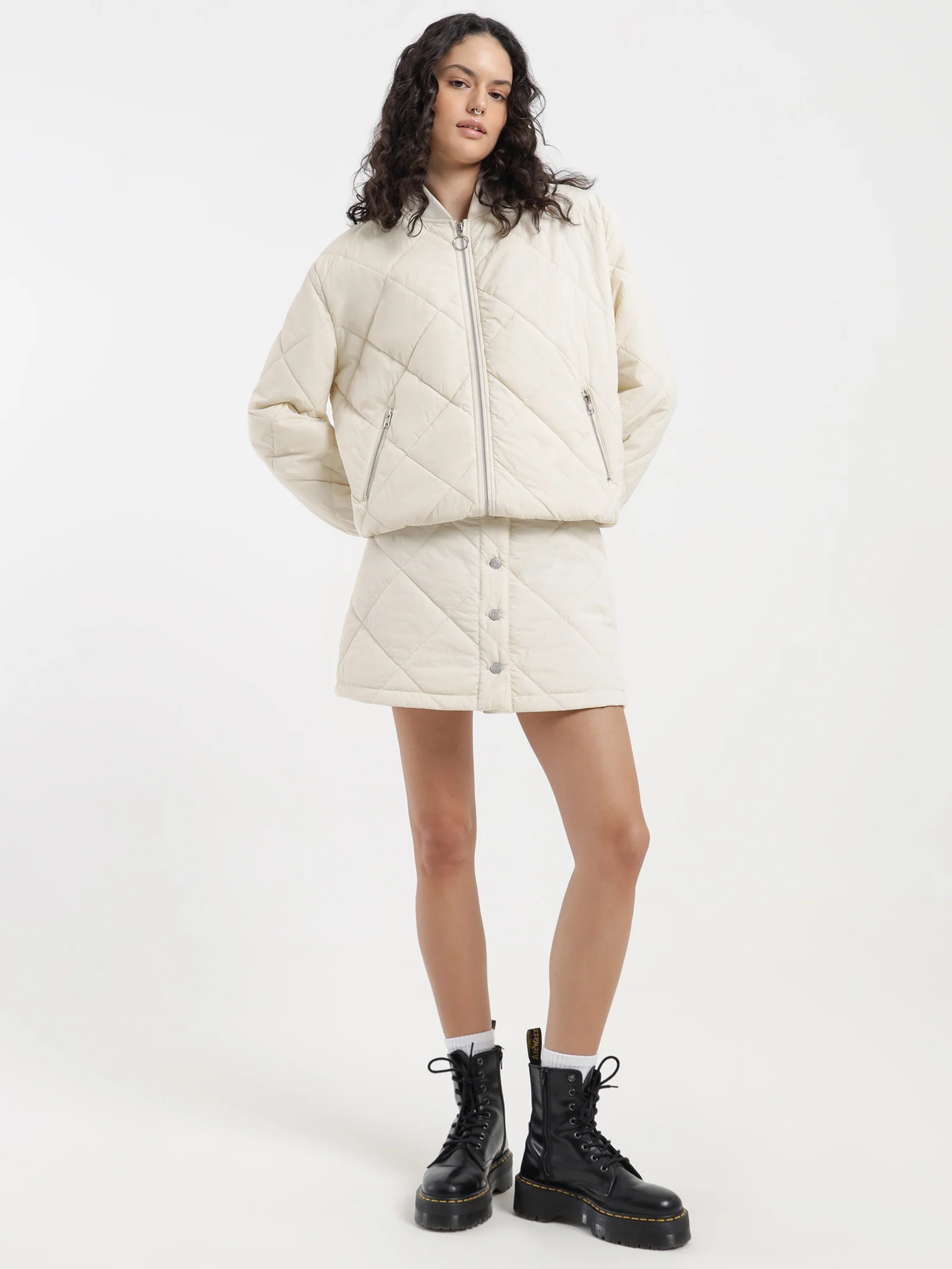 Zara Quilted Bomber - Image 2
