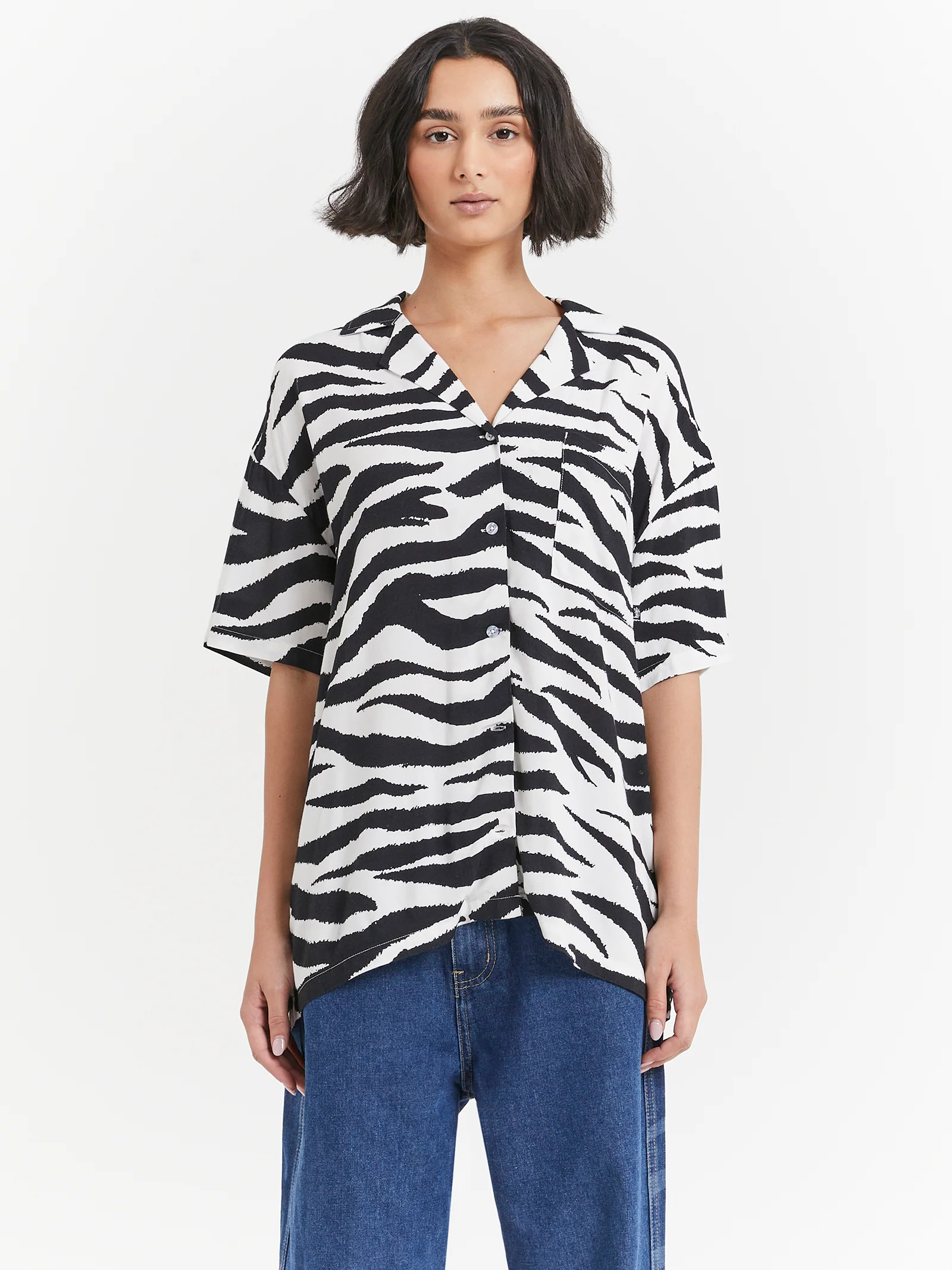 Zebra Oversized Shirt