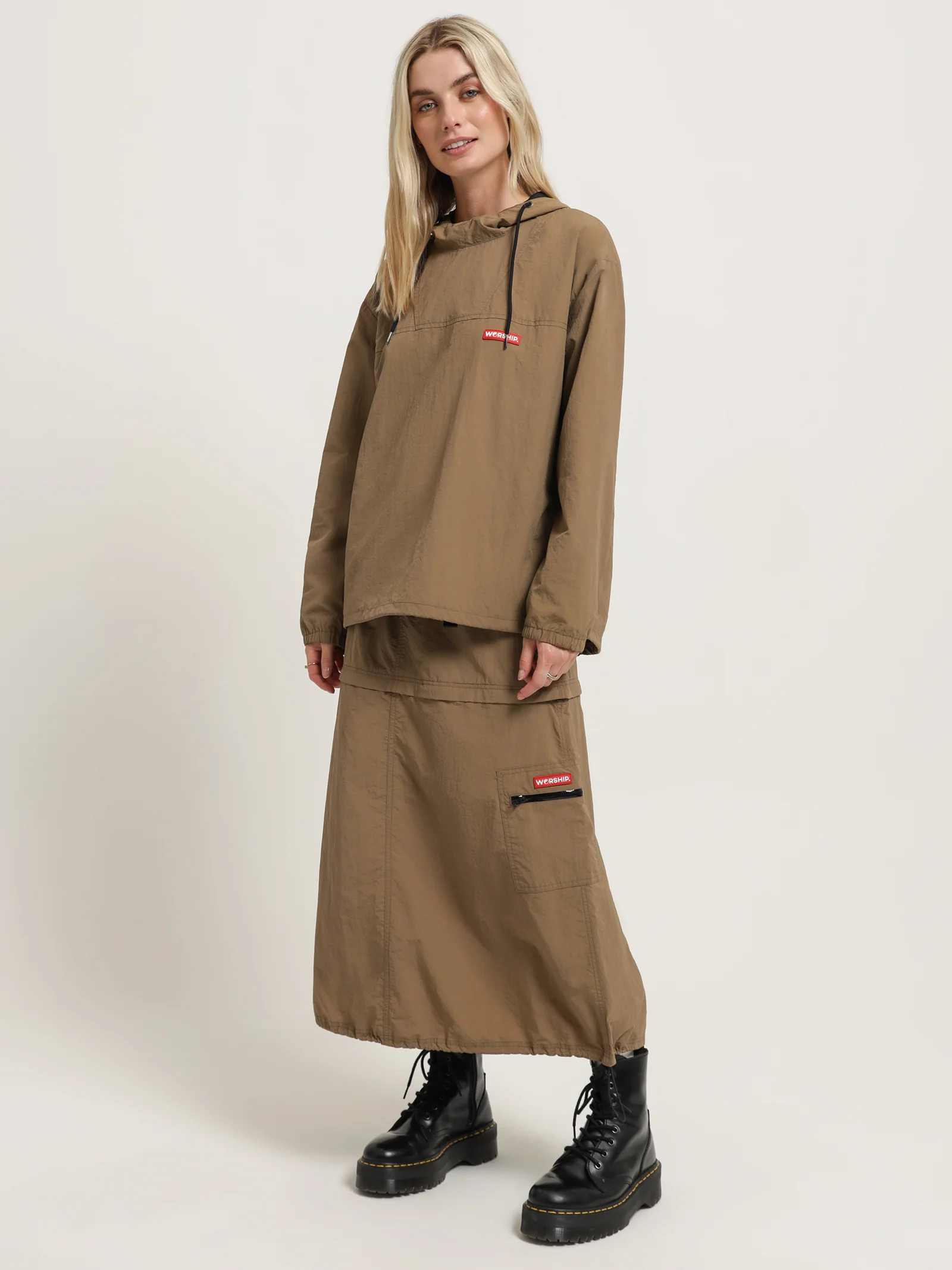 Zip-Off Convertable Cargo Skirt - Image 3